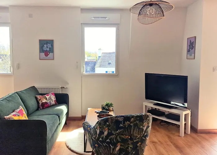 Appartement Moderne, Hyper-Centre, 2Km Des Plages